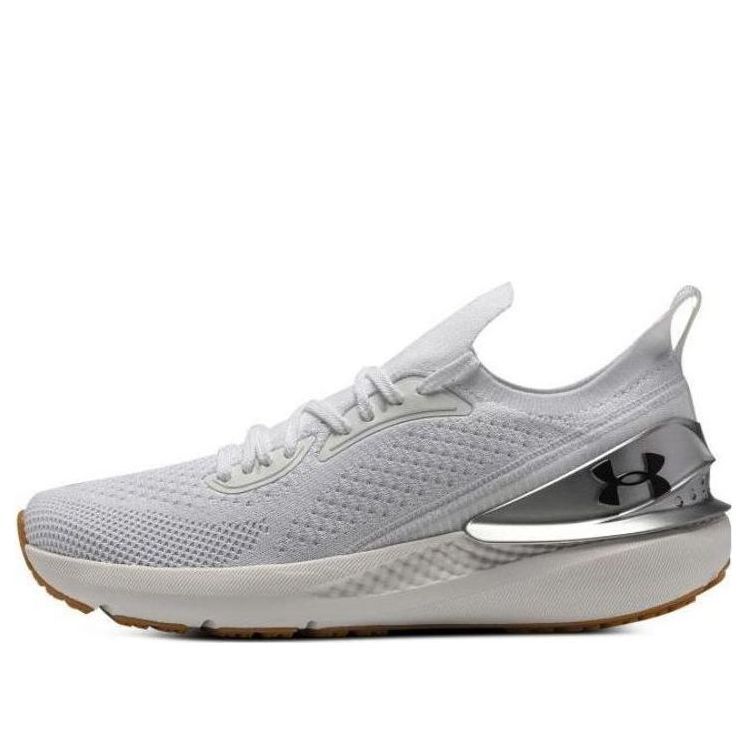 (WMNS) Under Armour Shift Tennis Shoes 'White Silver' 3027777-101 sold by KicksCrew