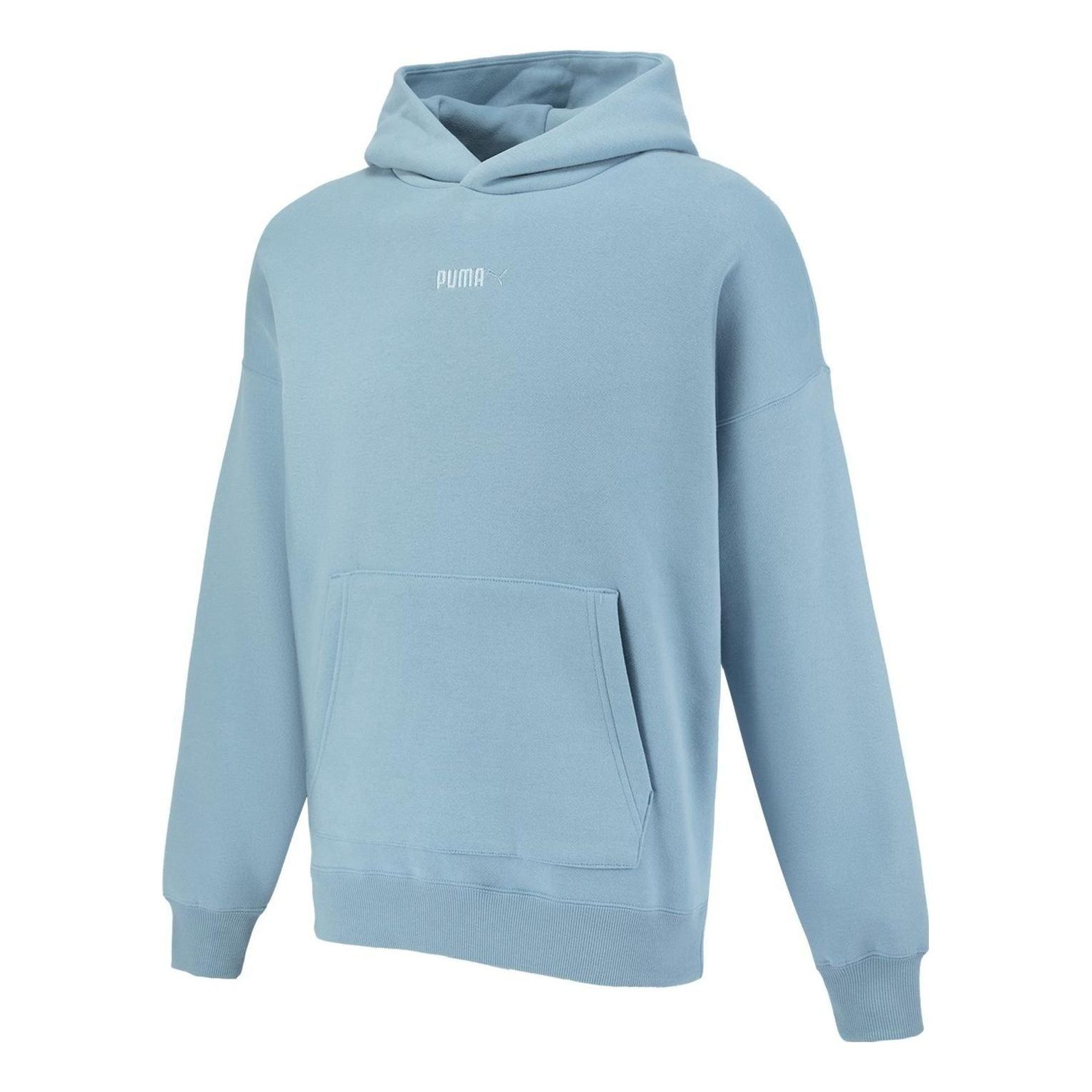 Puma Small Logo Hoodie 'Blue' 534364-79 sold by KicksCrew