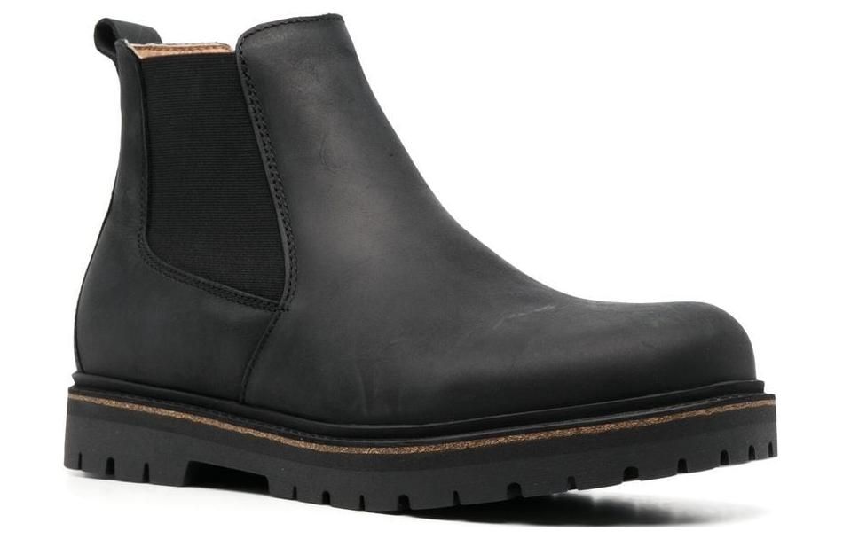 Birkenstock Stalon Natural Leather Nubuck 'Black' 1017317 sold by KicksCrew product image thumbnail 2