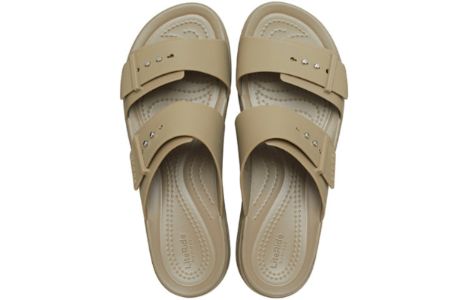 (WMNS) Crocs Brooklyn Low Wedge Sandal 'Beige' 207431-260 sold by KicksCrew