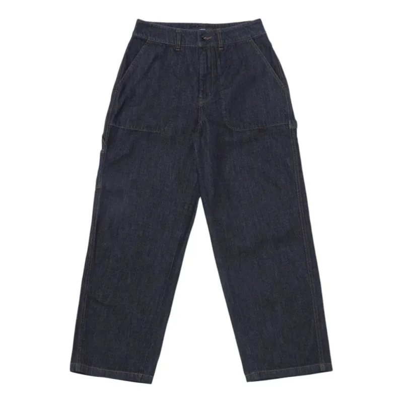 Vans Denim Cargo Pants 'Black' VN000GXMCRF sold by KicksCrew