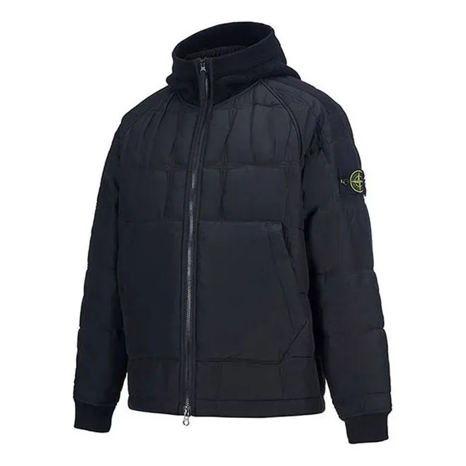 STONE ISLAND Hoody Zip-Up Jacket 'Black' 771543433-V0029 sold by KicksCrew product image thumbnail 3