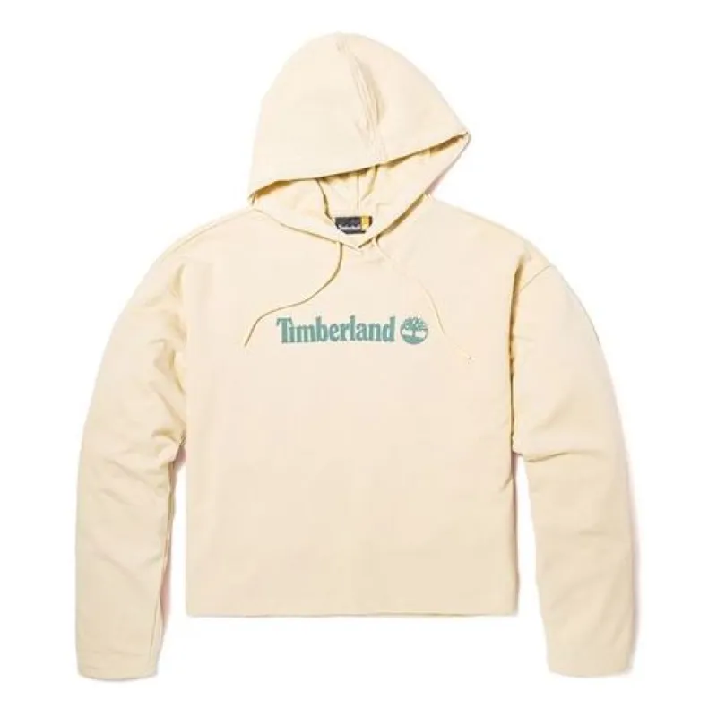 (WMNS) Timberland Brand hoodie 'White' A6AZ2-V04 sold by KicksCrew