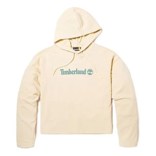 (WMNS) Timberland Brand hoodie 'White' A6AZ2-V04 sold by KicksCrew