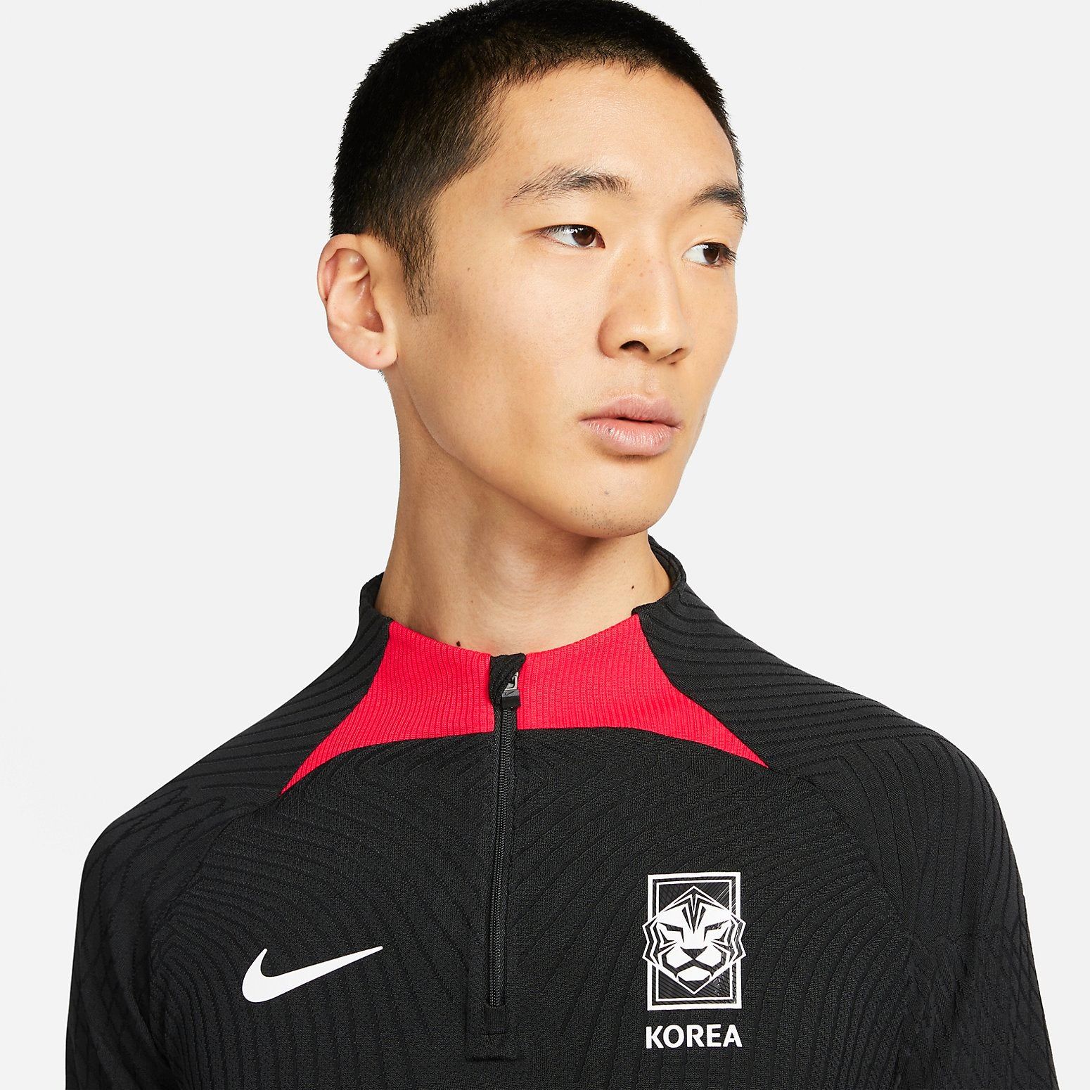 Nike Dri-FIT Korea Soccer Jersey 'Black Red' DN1197-010 sold by KicksCrew product image thumbnail 3