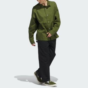 adidas Originals Shmoofoil Button Up 'Green White' IU0081 sold by KicksCrew