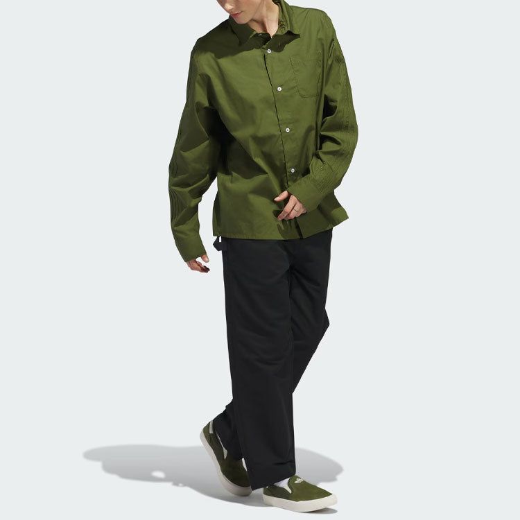 adidas Originals Shmoofoil Button Up 'Green White' IU0081 sold by KicksCrew product image thumbnail 3