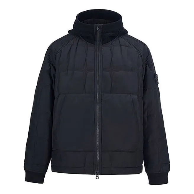 STONE ISLAND Hoody Zip-Up Jacket 'Black' 771543433-V0029 sold by KicksCrew