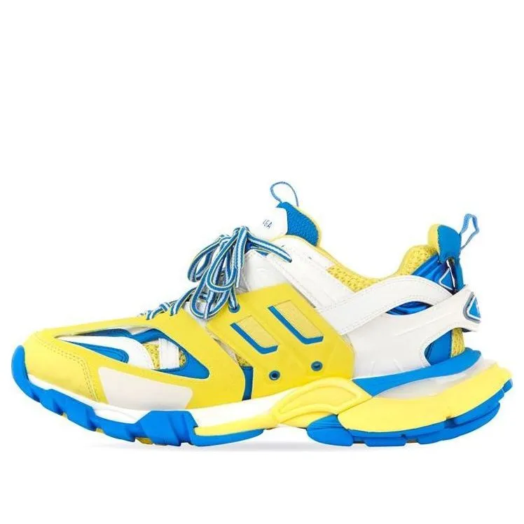 Balenciaga Track 1.0 LED Sneakers 'Yellow Blue' 555036W3AD37049 sold by KicksCrew