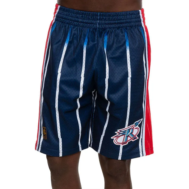 Mitchell & Ness NBA Swingman Shorts Houston Rockets Road 1996-97 'Navy White' SMSHGS18234-HRONAVY96 sold by KicksCrew product image thumbnail 5