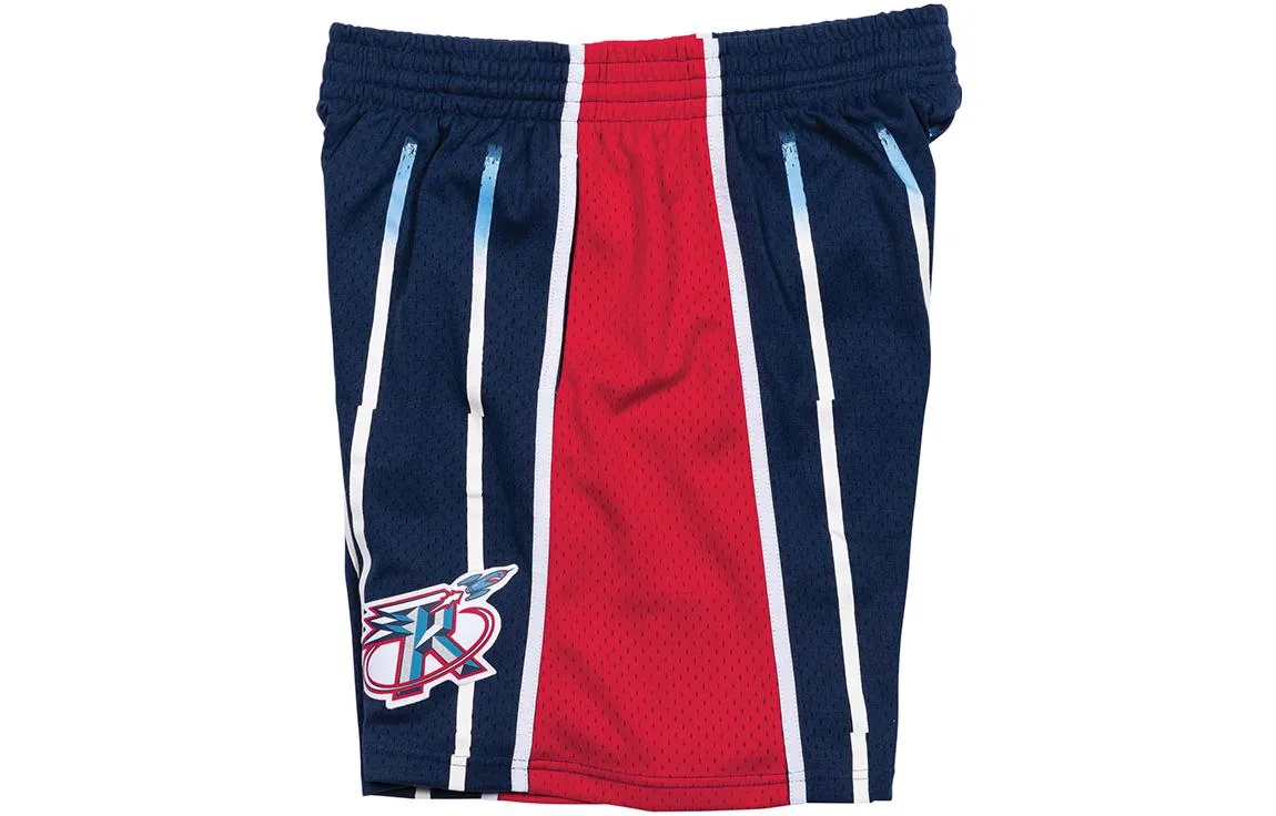 Mitchell & Ness NBA Swingman Shorts Houston Rockets Road 1996-97 'Navy White' SMSHGS18234-HRONAVY96 sold by KicksCrew product image thumbnail 3