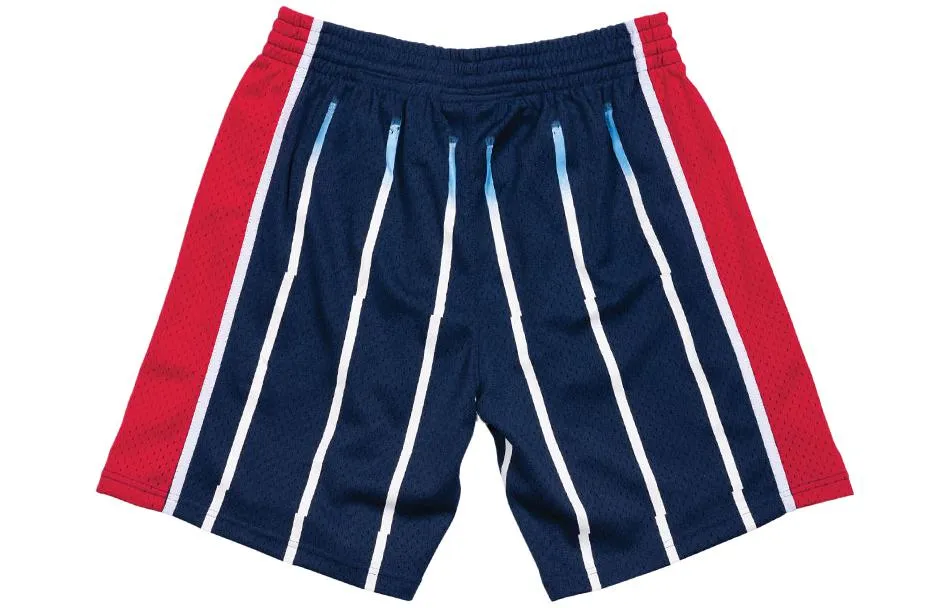 Mitchell & Ness NBA Swingman Shorts Houston Rockets Road 1996-97 'Navy White' SMSHGS18234-HRONAVY96 sold by KicksCrew product image thumbnail 2