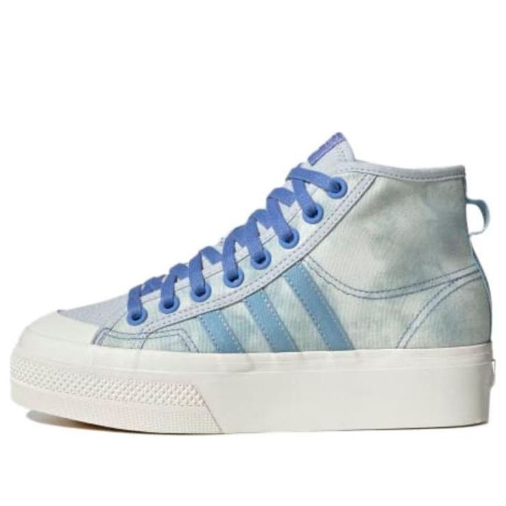 (WMNS) adidas Nizza Platform Mid 'Acid Wash - Blue Fusion' HQ4327 sold by KicksCrew