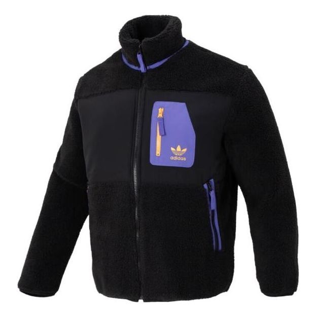 Adidas Originals Sherpa Jackets 'Black' IN0993 sold by KicksCrew