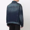 Balenciaga Embroidered Logo Denim Jacket 'Blue' 671889TJW754021 sold by KicksCrew