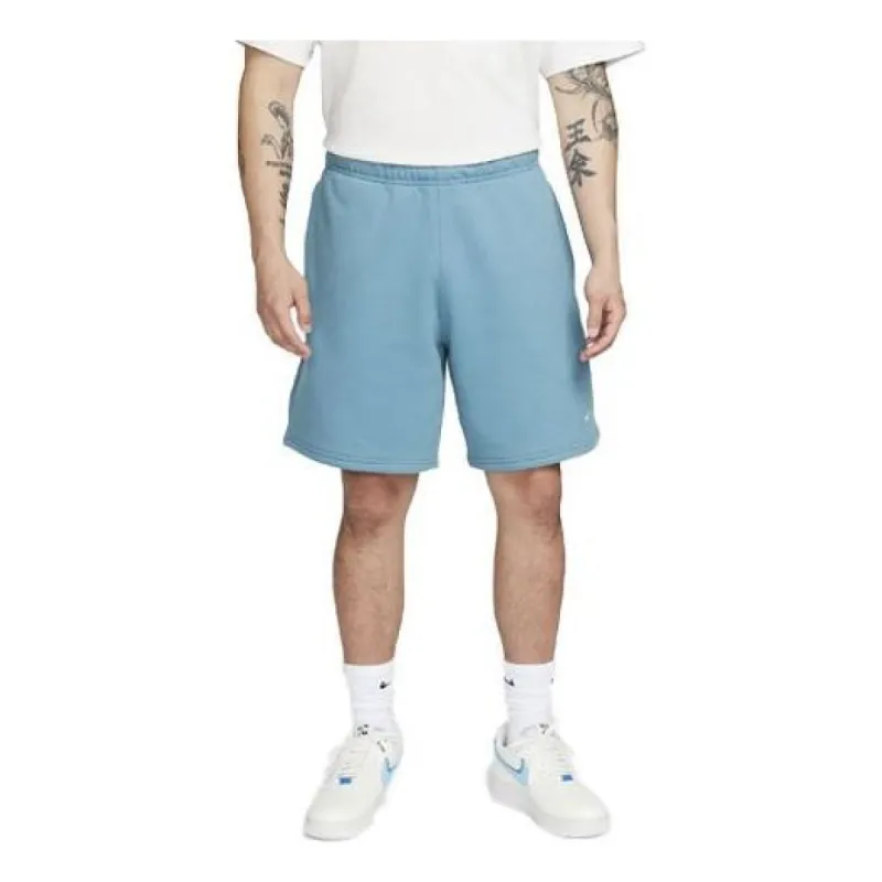 Nike Solo Swoosh Fleece Shorts 'Noise Aqua' DV3055-440 sold by KicksCrew