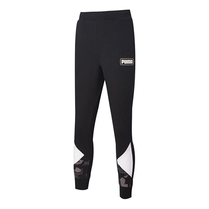 Puma Rebel Camo AOP Sweatpants 'Black' 585022-01 sold by KicksCrew