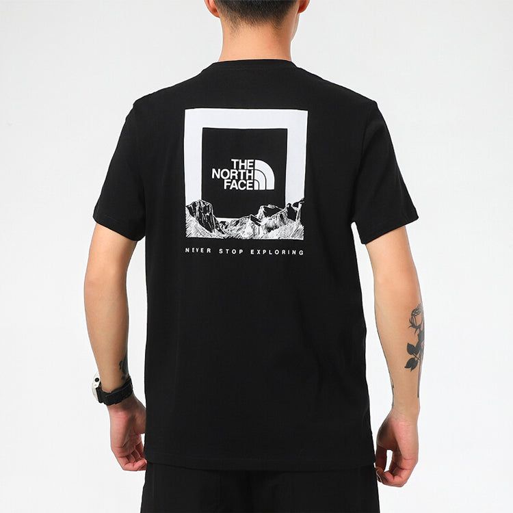 THE NORTH FACE Logo Graphic T-Shirt 'Black' NF0A5JTT-JK3 sold by KicksCrew product image thumbnail 4