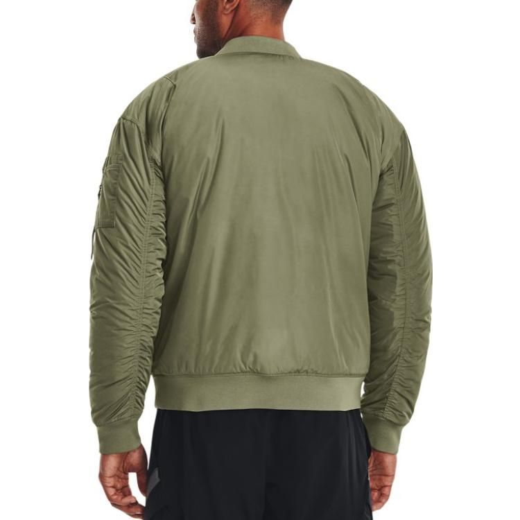 Under Armour Project Rock Insulated Bomber Jacket 'Military Green' 1374425-346 sold by KicksCrew product image thumbnail 4