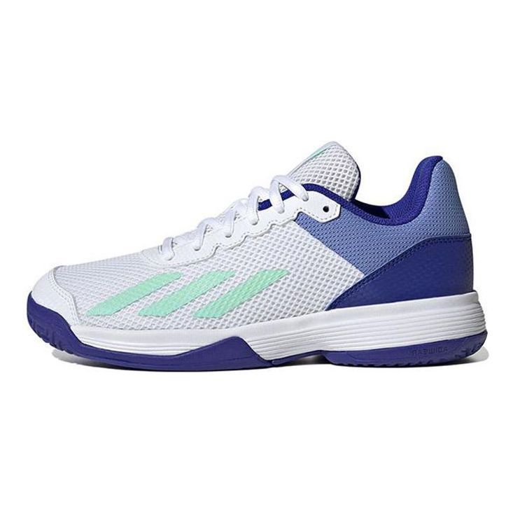 (GS) adidas Courtflash Tennis 'White Lucid Blue' HP9715 sold by KicksCrew