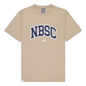 New Balance Big NBSC Graphic T-Shirt 'Beige Navy' AMT42322-SOT sold by KicksCrew