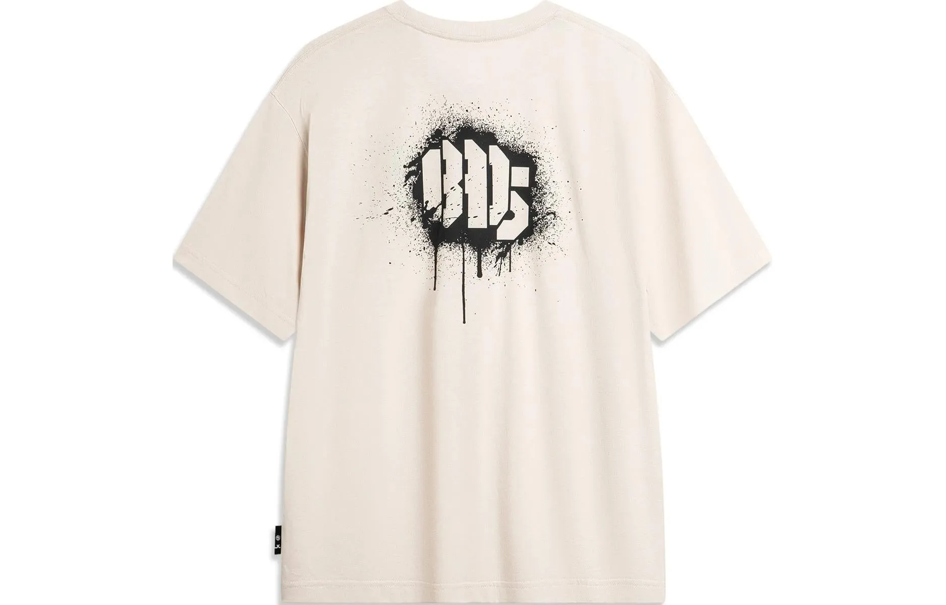 Li-Ning BadFive Hoops Graphic T-shirt 'Beige' AHSU423-6 sold by KicksCrew product image thumbnail 2