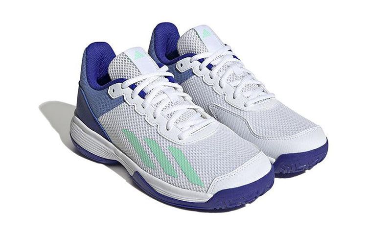 (GS) adidas Courtflash Tennis 'White Lucid Blue' HP9715 sold by KicksCrew product image thumbnail 3