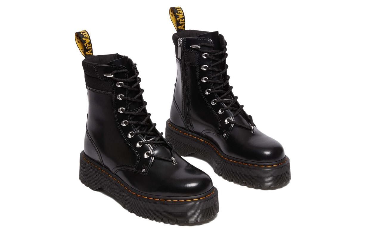 Dr.Martens Jadon II Boot Hardware Buttero Leather Platforms Boots 'Black' 30932001 sold by KicksCrew product image thumbnail 3
