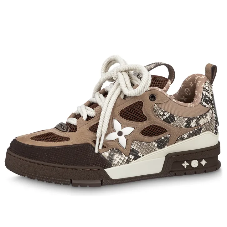 LOUIS VUITTON Skate Sneakers 'Brown' 1ABMG5 sold by KicksCrew