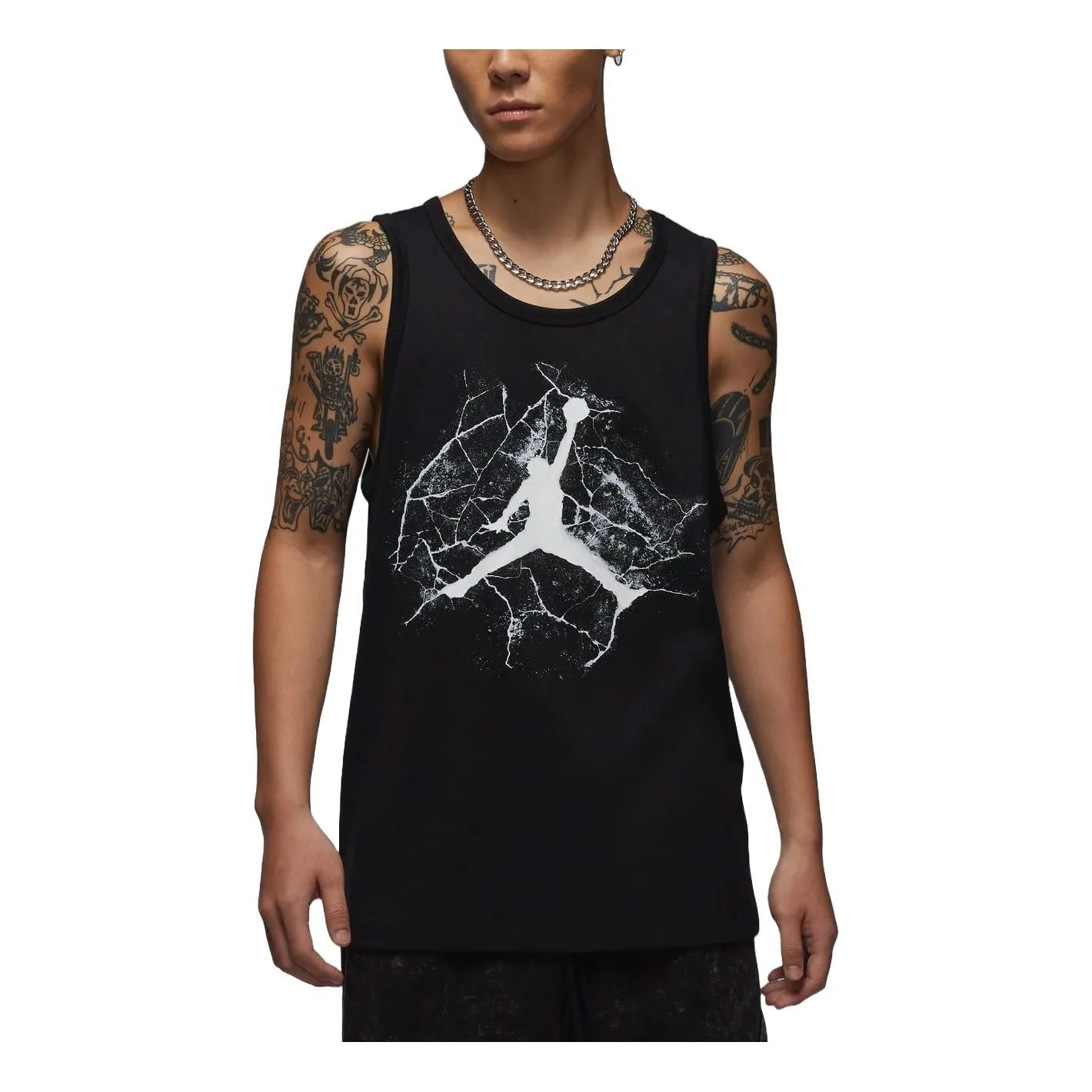 Air Jordan Graphic Tank Asia Sizing 'Black' FZ1942-010 sold by KicksCrew