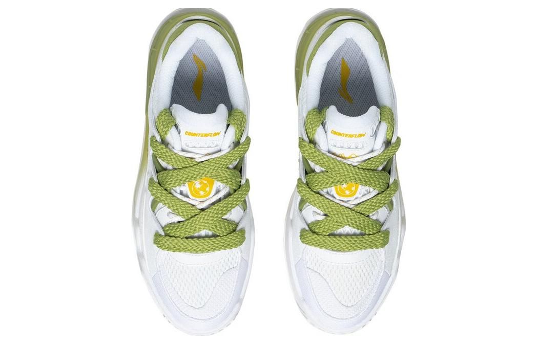 (WMNS) Li-Ning CF Flash Star 2.0 'White Green' AGLT088-3 sold by KicksCrew product image thumbnail 4