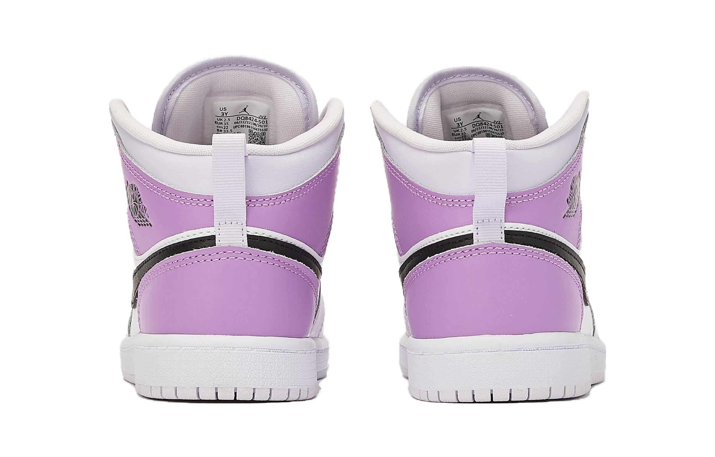 (PS) Air Jordan 1 Mid 'Barely Grape' DQ8424-501 sold by KicksCrew product image thumbnail 3