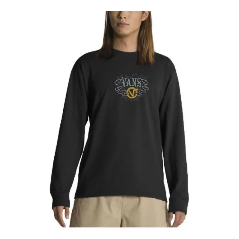 Vans Reapen Long Sleeve T-Shirt 'Black' VN000KGTBLK sold by KicksCrew