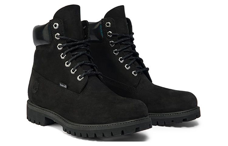 Timberland Premium 6 Inch Waterproof Wide-Fit Boot 'Black Nubuck' A2HMVW sold by KicksCrew product image thumbnail 4