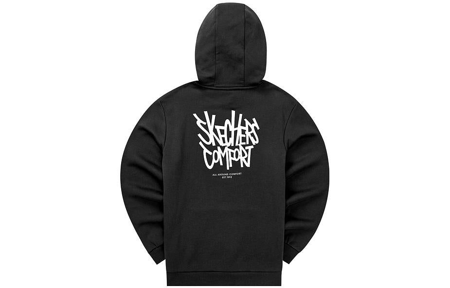 Skechers Graphic Hoodie 'Black White' L322U105-0018 sold by KicksCrew product image thumbnail 2