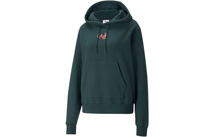(WMNS) Puma x Liberty Hoodie 'Green' 533258-80 sold by KicksCrew product image thumbnail 2
