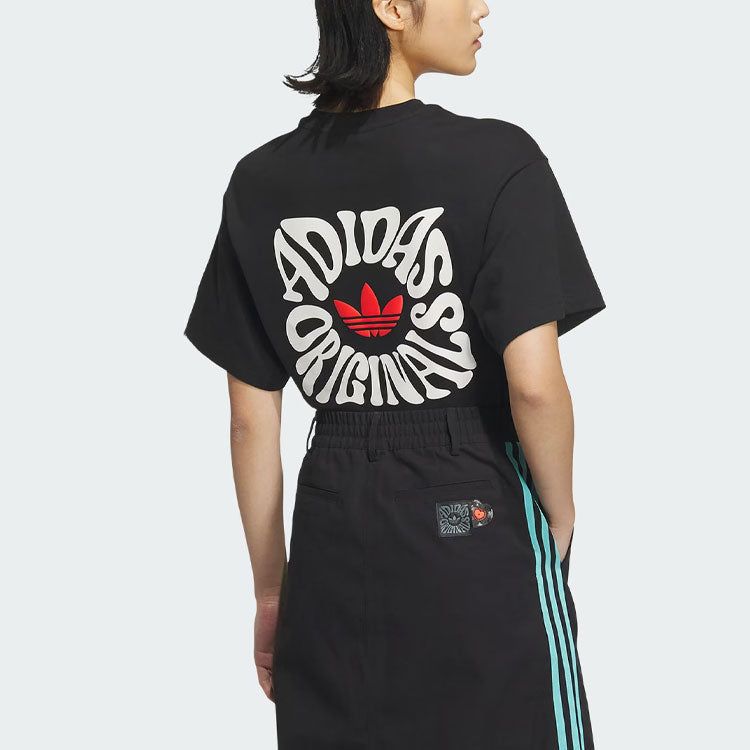adidas originals V-Day Short Sleeve T-Shirt (Gender Neutral) 'Black' JE3470 sold by KicksCrew product image thumbnail 5