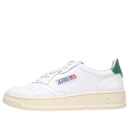 (WMNS) Autry Medalist Leather Low 'White Green' AULW-LL20 sold by KicksCrew