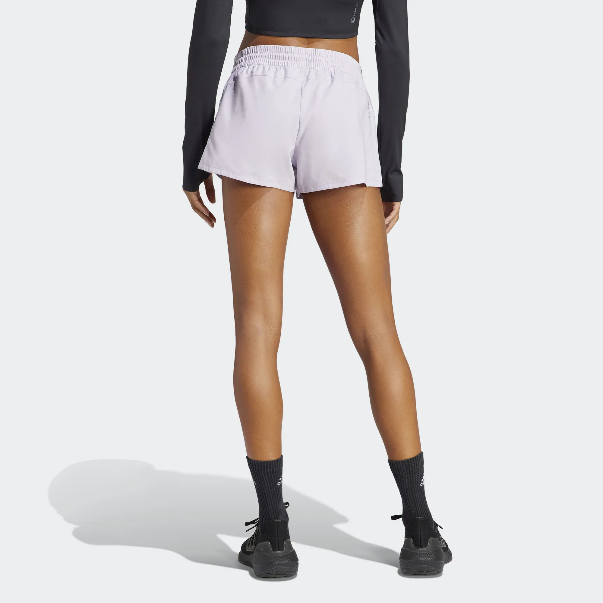 (WMNS) adidas Pacer Woven Iteration 1 Shorts Asia Sizing 'Purple' IC8055 sold by KicksCrew product image thumbnail 3