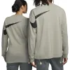 Nike ISPA Long Sleeve T-shirt 'Dark Ash Black' FJ7375-053 sold by KicksCrew