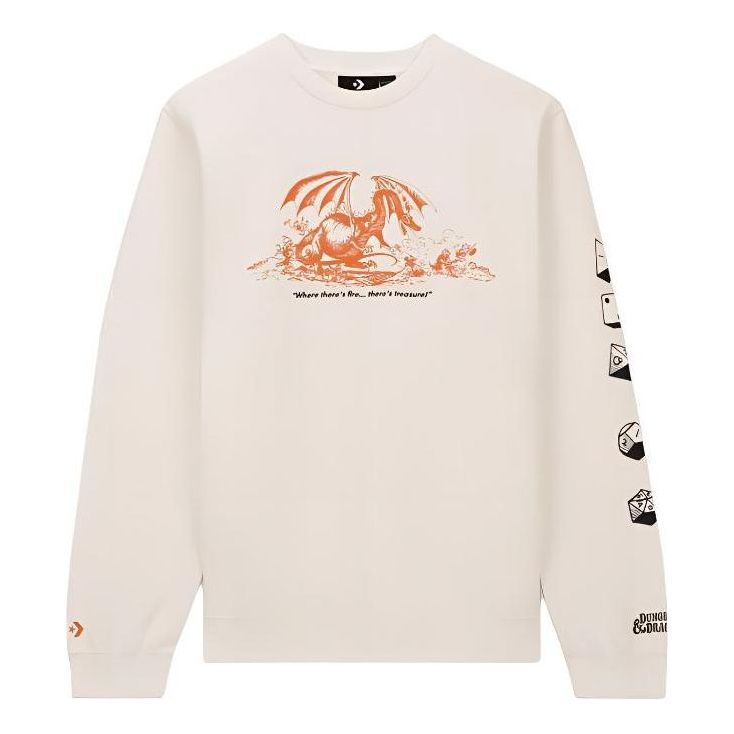 Converse x Dungeons & Dragons Crewneck T-Shirt 'Egret' 10027141-A01 sold by KicksCrew