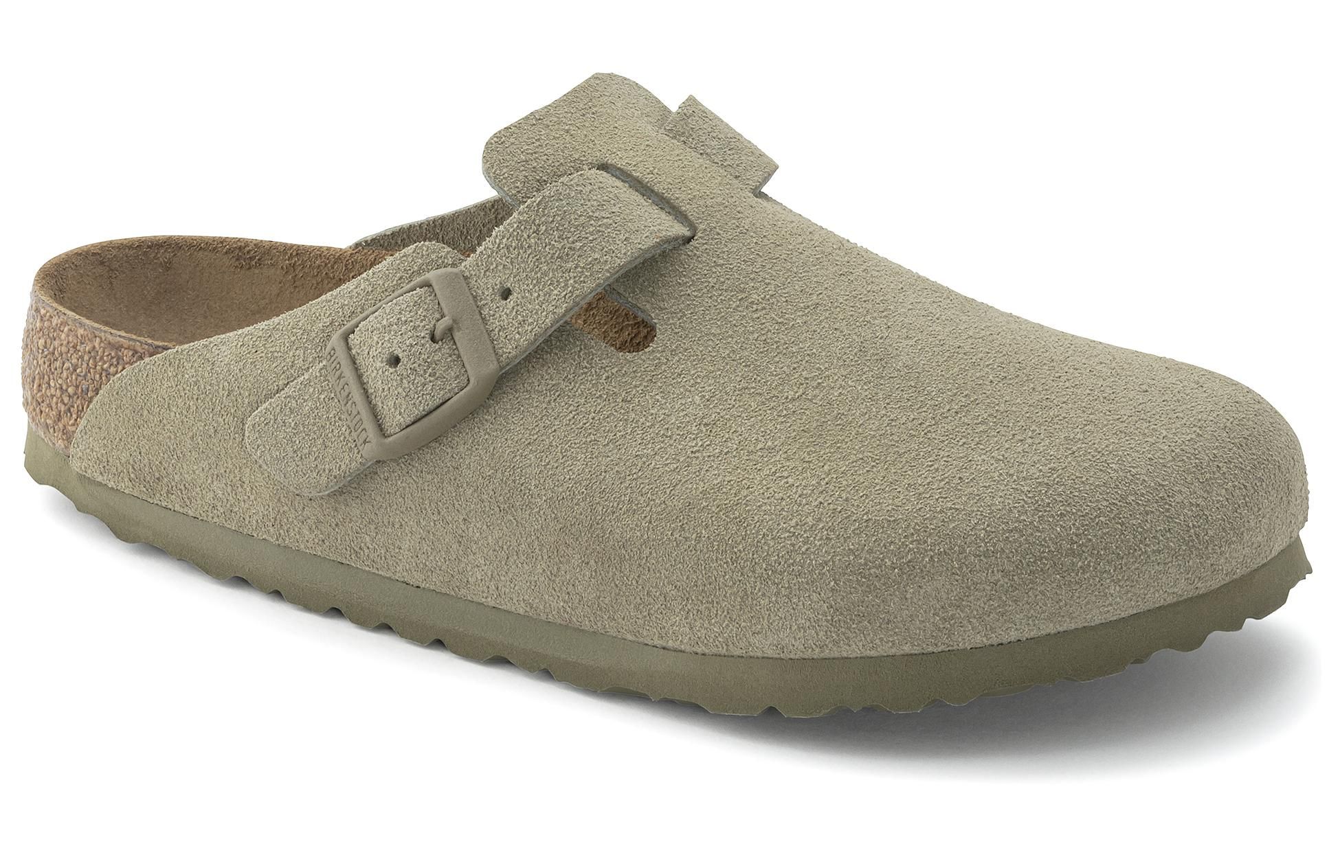 Birkenstock Boston Suede Leather 'Faded Khaki' 1025788 sold by KicksCrew product image thumbnail 2