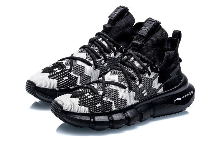 Li-Ning Essence 2.3 x Neil Barret 'Black White' AGBQ128-2 sold by KicksCrew product image thumbnail 3