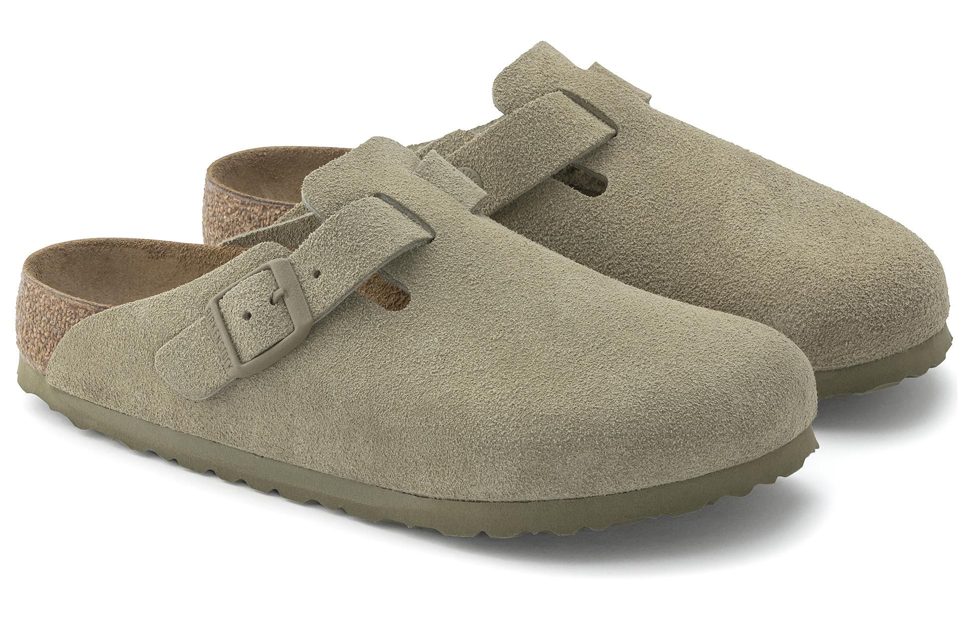 Birkenstock Boston Suede Leather 'Faded Khaki' 1025788 sold by KicksCrew product image thumbnail 3