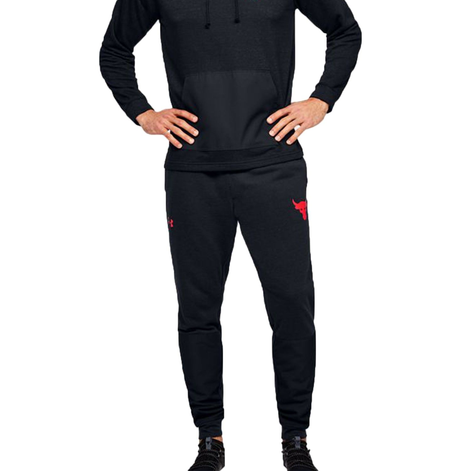 Under Armour Project Rock Terry Joggers 'Black' 1355634-001 sold by KicksCrew product image thumbnail 4