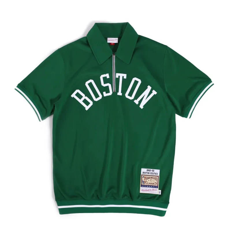 Mitchell & Ness NBA Authentic 1962-63 Shooting T-Shirt 'Boston Celtics' ASSH5699-BCE62PPPKYGN sold by KicksCrew