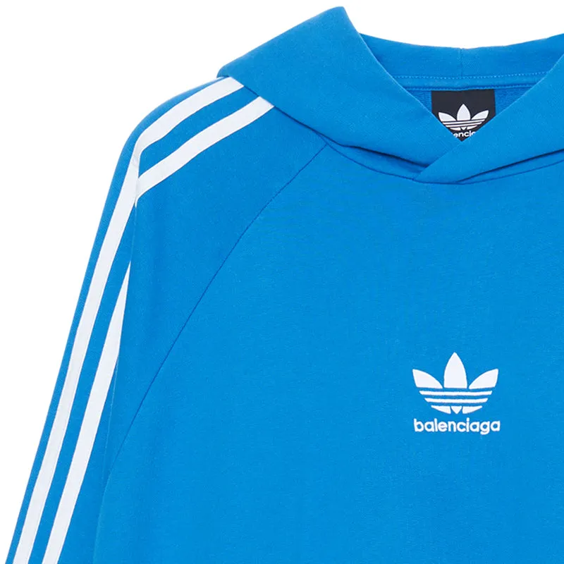 Balenciaga x adidas Hoodie Oversized 'Blue' 729322TNVN24026 sold by KicksCrew product image thumbnail 3