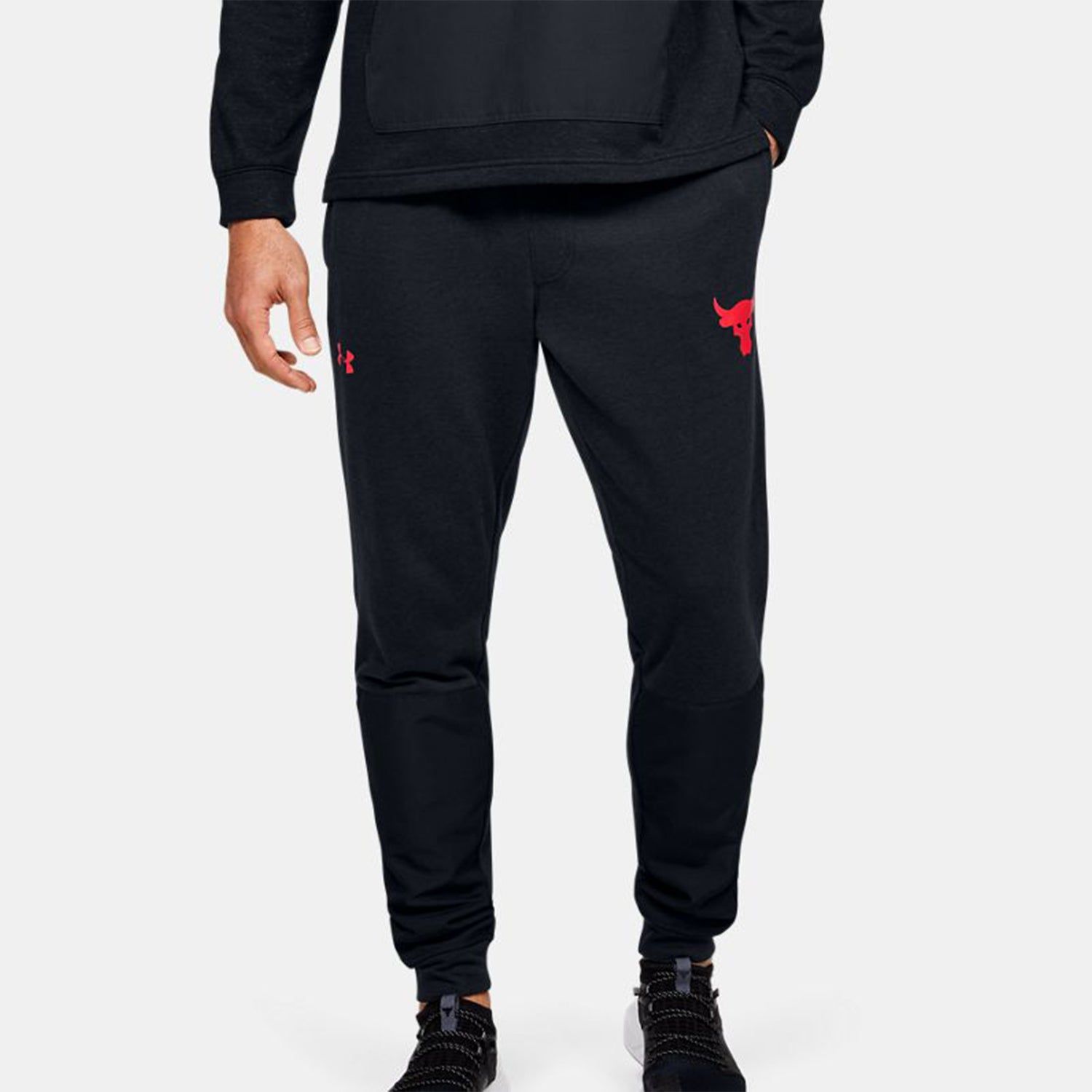 Under Armour Project Rock Terry Joggers 'Black' 1355634-001 sold by KicksCrew product image thumbnail 5