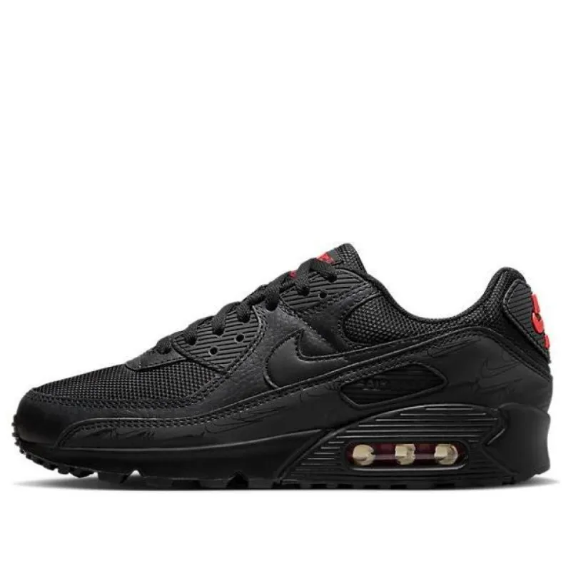 Nike Air Max 90 'Black Red Reflective' DZ4504-003 sold by KicksCrew