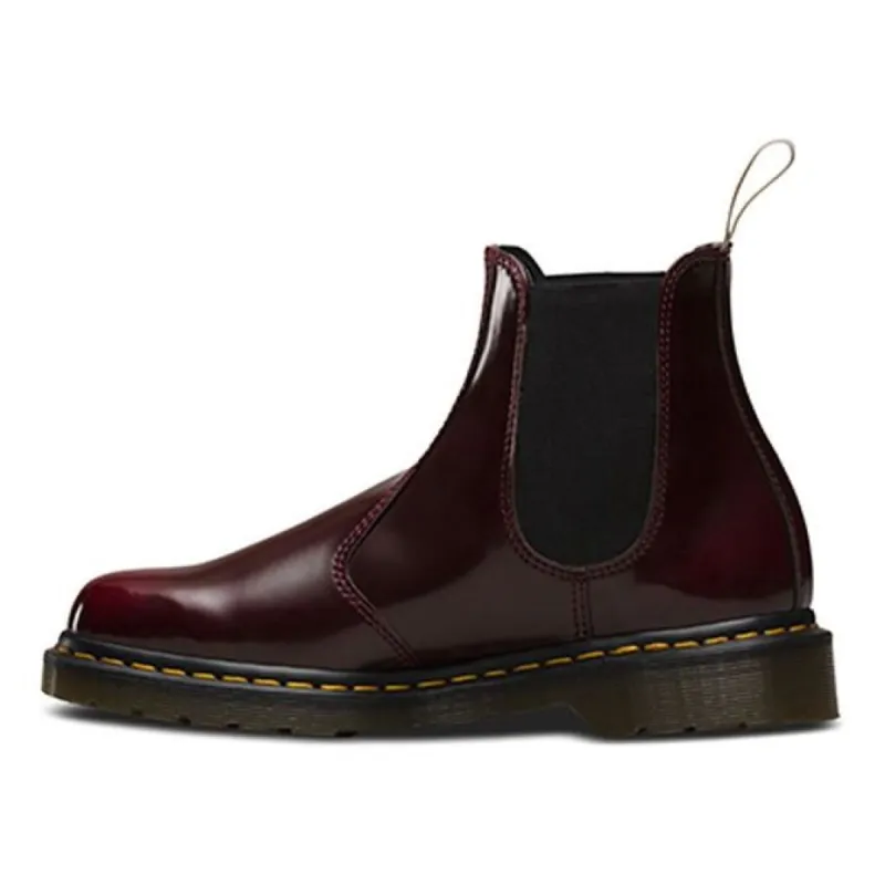 Dr.Martens 2976 Vegan Chelsea Boots 'Cherry Red' 21802600 sold by KicksCrew